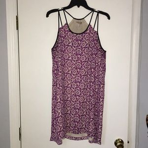 Forever 21 purple patterned dress